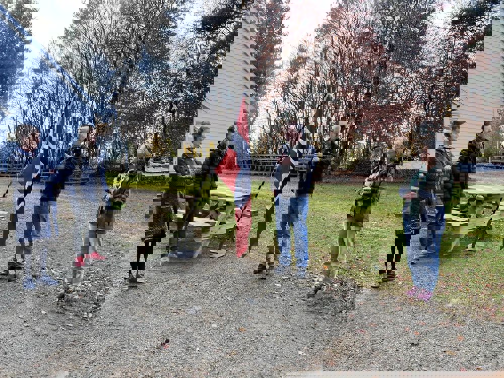 Besøk hos Uburhedlaren speidergruppe.