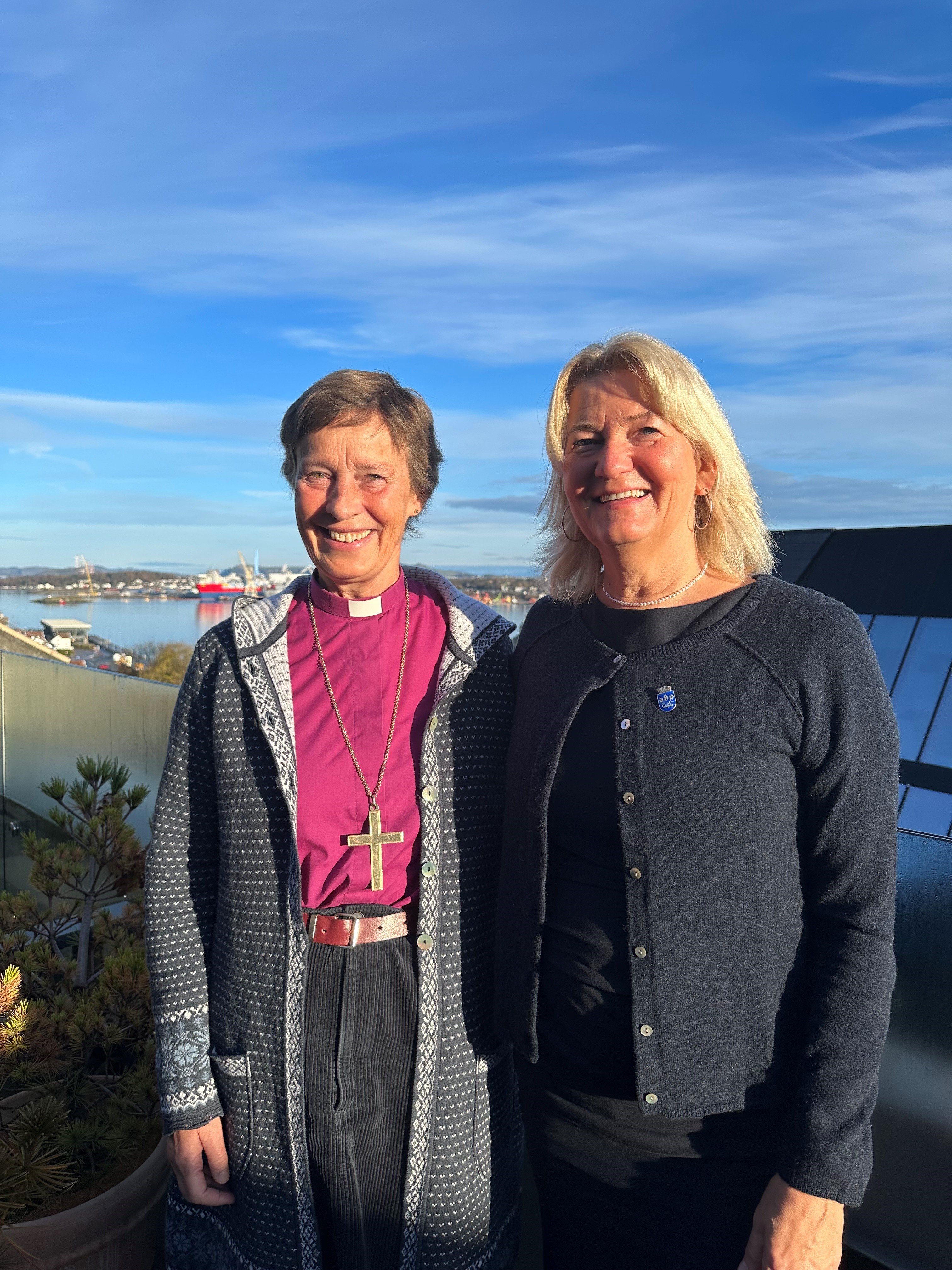 Biskopen og ordføreren i Stavanger.