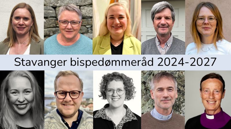 Øverst f.v.: Helene Breivik Hellerdal, Brit Nelly Ness Tveit, Therese Egebakken, Magne Hersvik, Dorrit Vignes. Nederst f.v.: Kristine Brunvathne Bjerkestrand, Eirik Faret Sakariassen, Ingrid Elisabeth Berg Tobiassen, Dag Tormod Milje og Anne Lise Ådnøy.