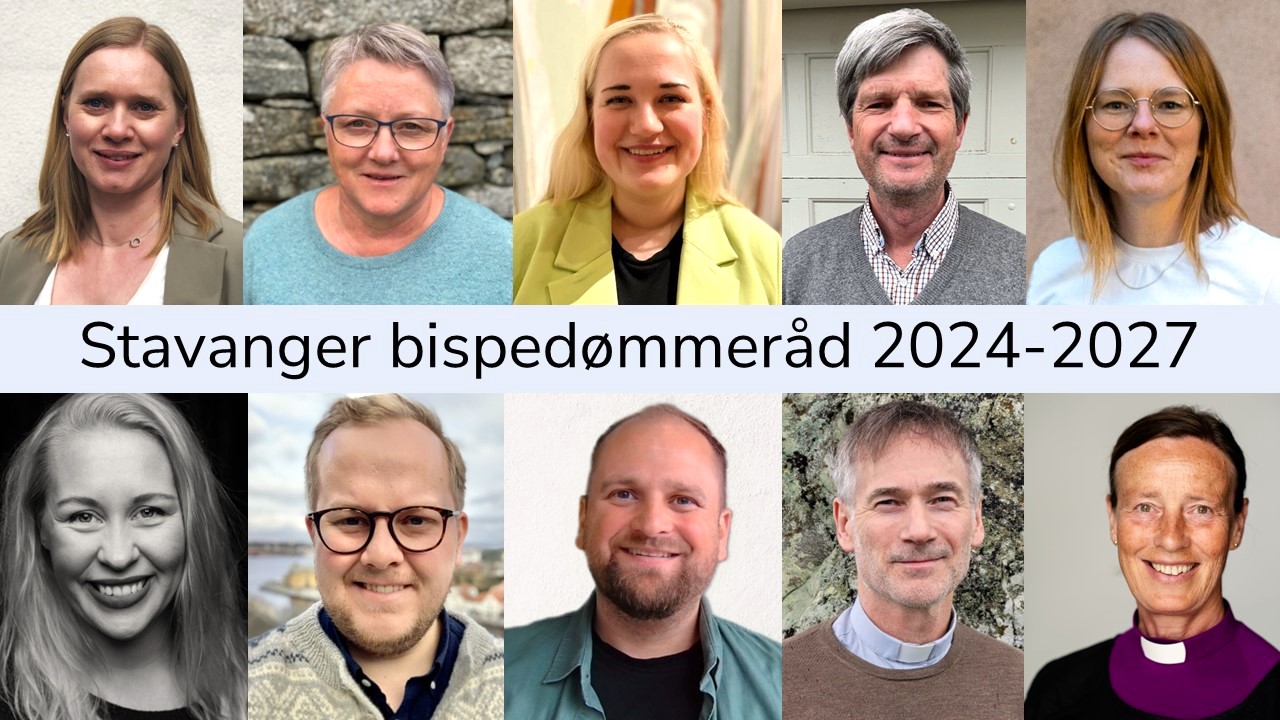 Øverst f.v.: Helene Breivik Hellerdal, Brit Nelly Ness Tveit, Therese Egebakken, Magne Hersvik, Dorrit Vignes. Nederst f.v.: Kristine Brunvathne Bjerkestrand, Eirik Faret Sakariassen, Jarle Stokka, Dag Tormod Milje og Anne Lise Ådnøy.