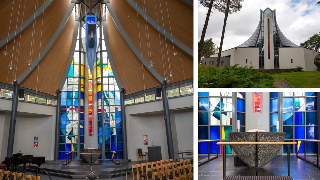Hana kirke er en vakker og funksjonell kirke som innbyr til både høytids- og hverdagsfellesskap. Foto: Øystein Viland