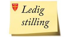 Ill.bildeNotat lapp med tekst Ledig stilling