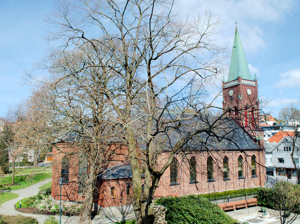 Sandnes kyrkje. Foto: Sandnes kyrkjelyd