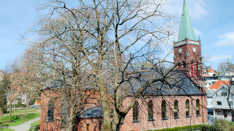 Sandnes kyrkje. Foto: Sandnes kyrkjelyd