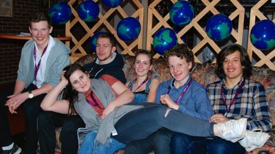 Fra venstre: Isak Berge Valborgland, Sondre Sørås Genberg, Therese Tveitan, Vilde Marie Skjæveland, Endre Meling Middelthon Sunde og Aleksander Taban. 