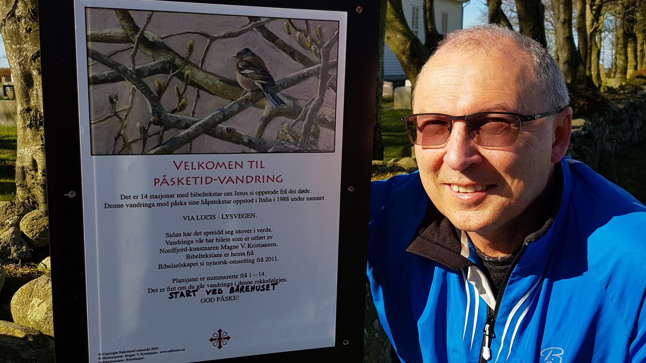 Stein Ødegård er sokneprest i Bryne.