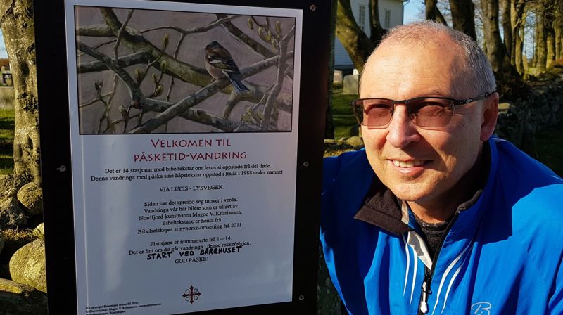 Stein Ødegård er sokneprest i Bryne.