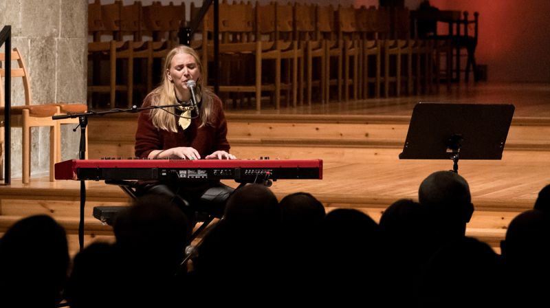 –  Vi er stolte over at Valle kom til Domkirken i jubileumsåret, sier prosjektleder Inger Vagle. Foto: Eva Marion Falkenhaug Lea