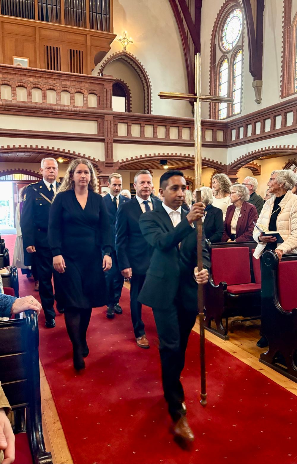 Inngangsprosesjonen i Vår Frelsers kirke.