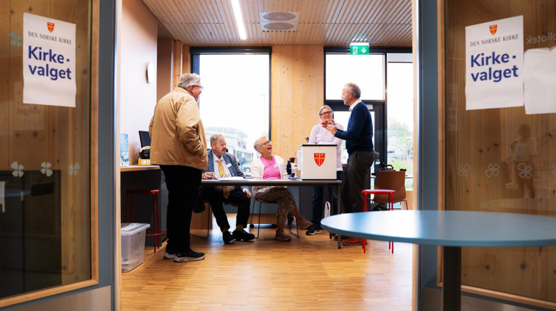 Rammer for kirkevalget skapte engasjement på bispedømmerådets desembermøte. Foto: Rasmus Bell Andreassen/Kirkerådet