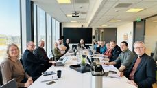 Bispedømmerådet i Tunsberg har tradisjon for å forberede Kirkemøtet sammen med prostene. Her fra samlingen i 2024. Foto: Torill Landaasen