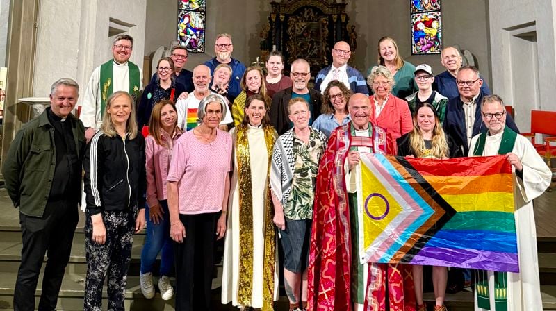 Mange sto sammen om en åpen og inkluderende kirke.