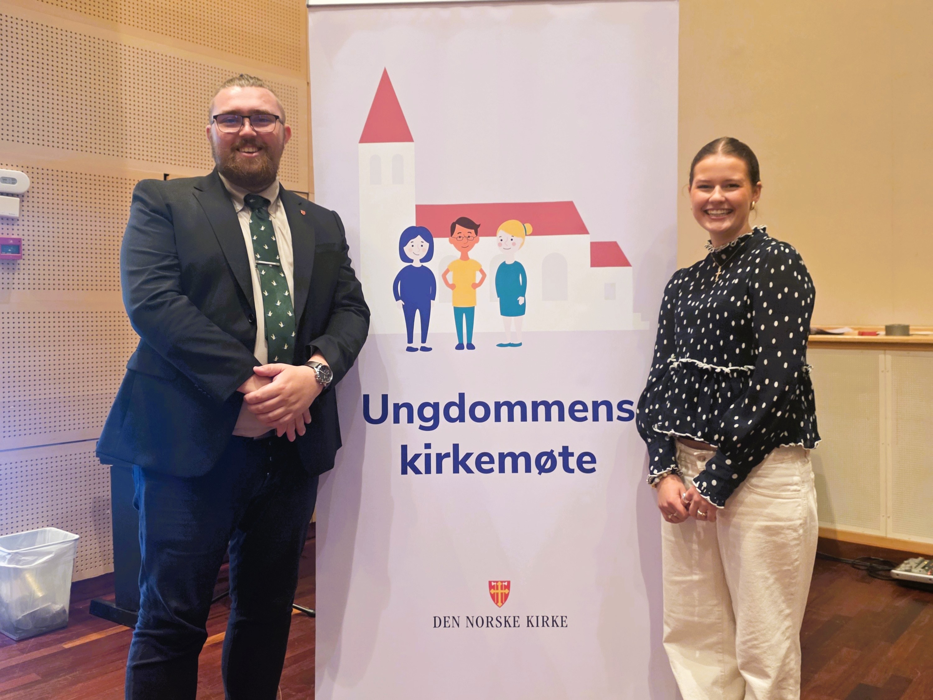 Sebastian Kaltoft Hansen ble gjenvalgt til Den norske kirkes ungdomsutvalg, mens Cornelia Bull ble valgt som representant til Kirkemøtet.