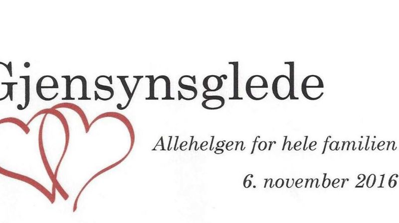 Gjensynsglede: Allehelgens arrangement for barnefamilier