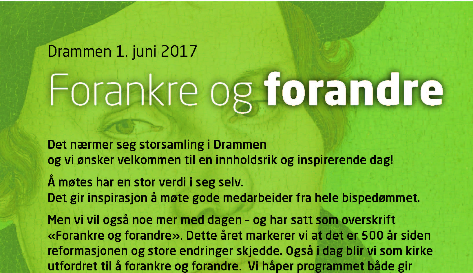 Tunsberg bispedømme vil forankre og forandre