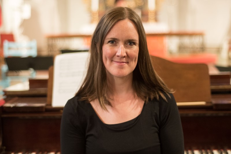 Nina T. Karlsen har fult fokus på 70-årsmarkering i bispedømmet med kantaten "Til det lysende kors." Foto: HG-L