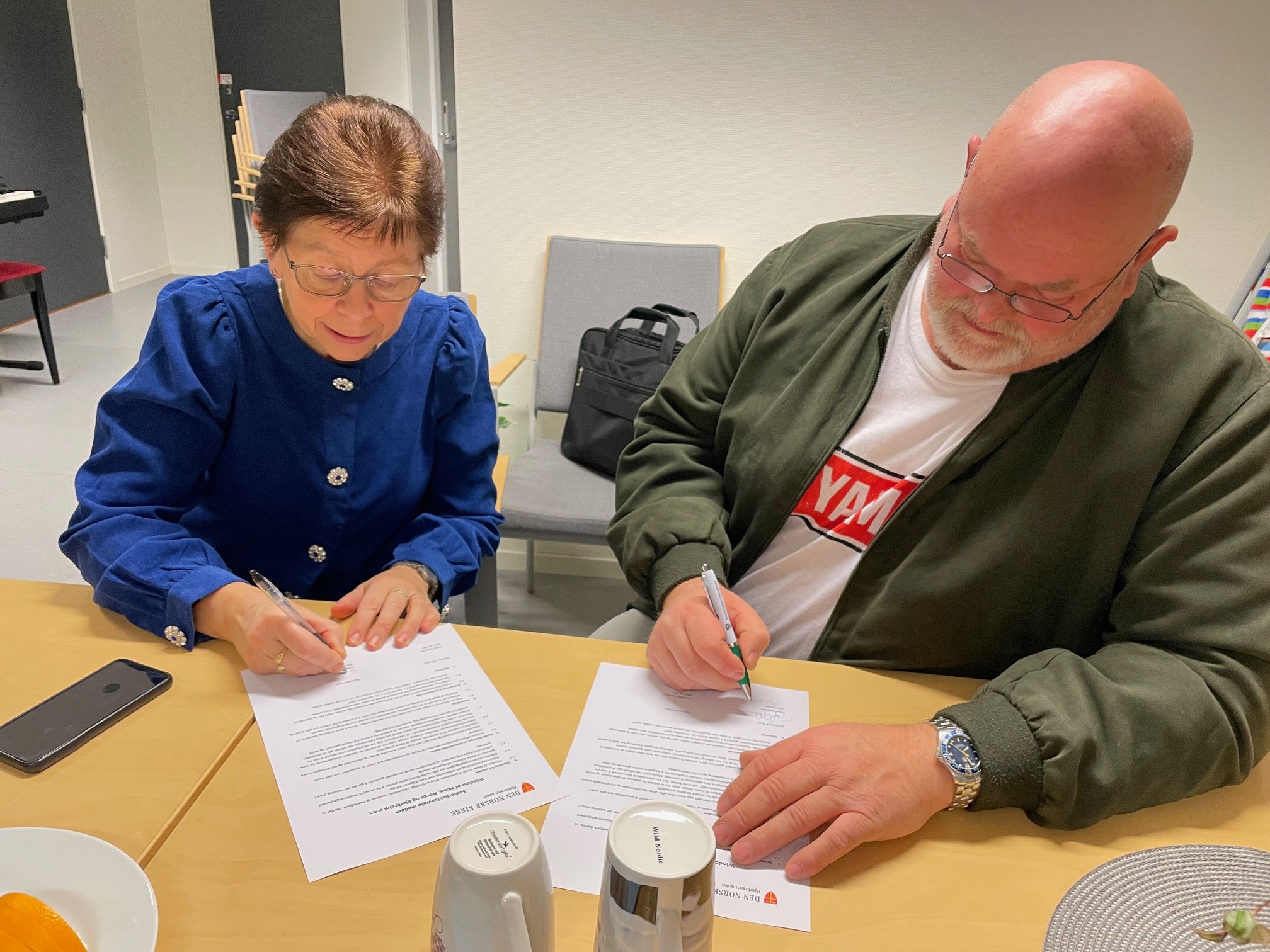 Signering av misjonsavtalen