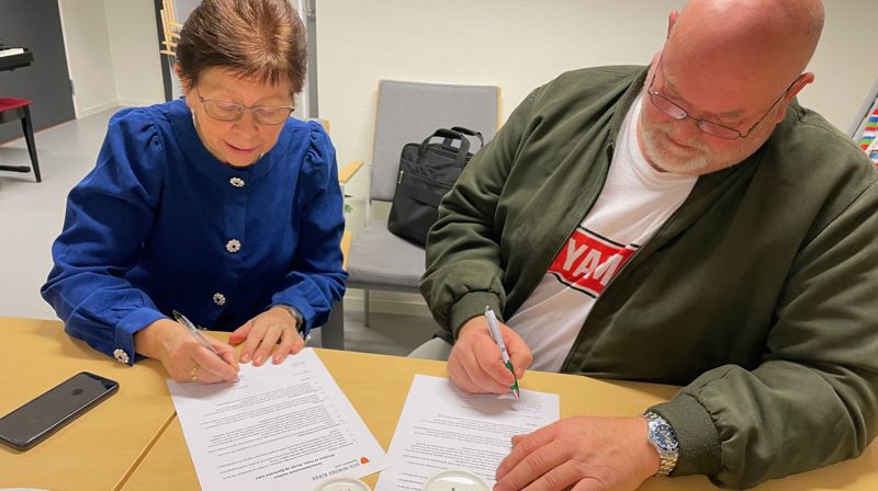 Signering av misjonsavtalen