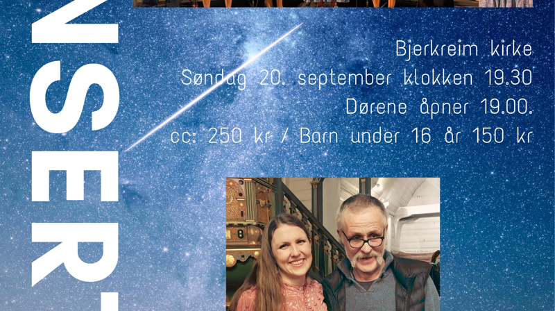 Konsert med Gospelkoret Abraham og Valborg & Karl Gustav