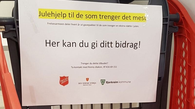 Julehjelp i Bjerkreim
