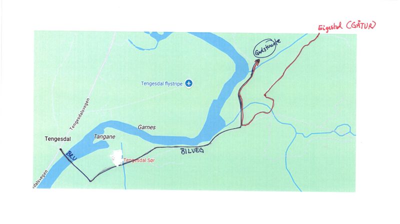 Friluftsgudsteneste på Tengesdal sundag 15. juni kl 11