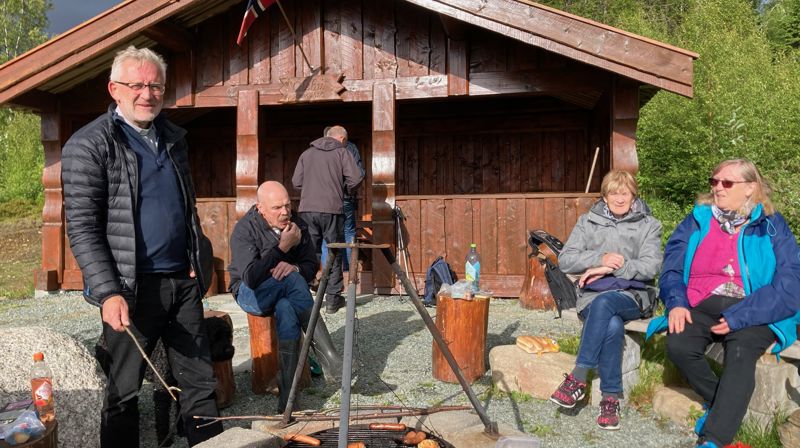 Bilder fra sankthansaften på Olebu