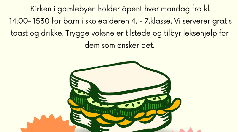 Åpen kafé for barn etter skoletid