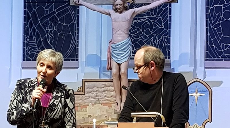 Nybispen møtte fosningan