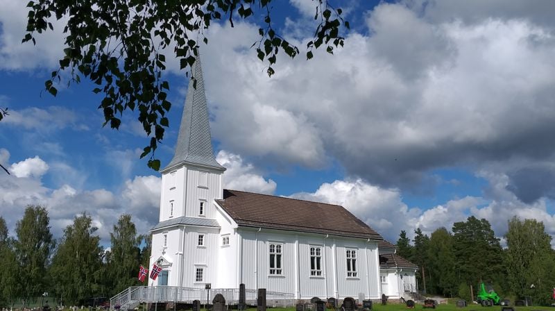 Åsnes Finnskog kirke. Foto: Anne Bråten Edvardsen