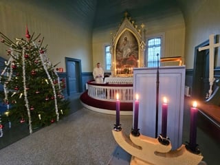 Adventsstake &Aring;snes Finnskog kirke