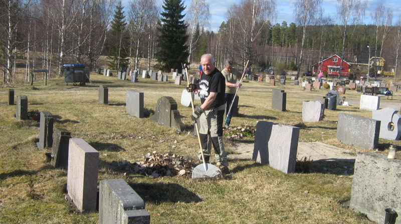 Dugnad på kirkegårdene