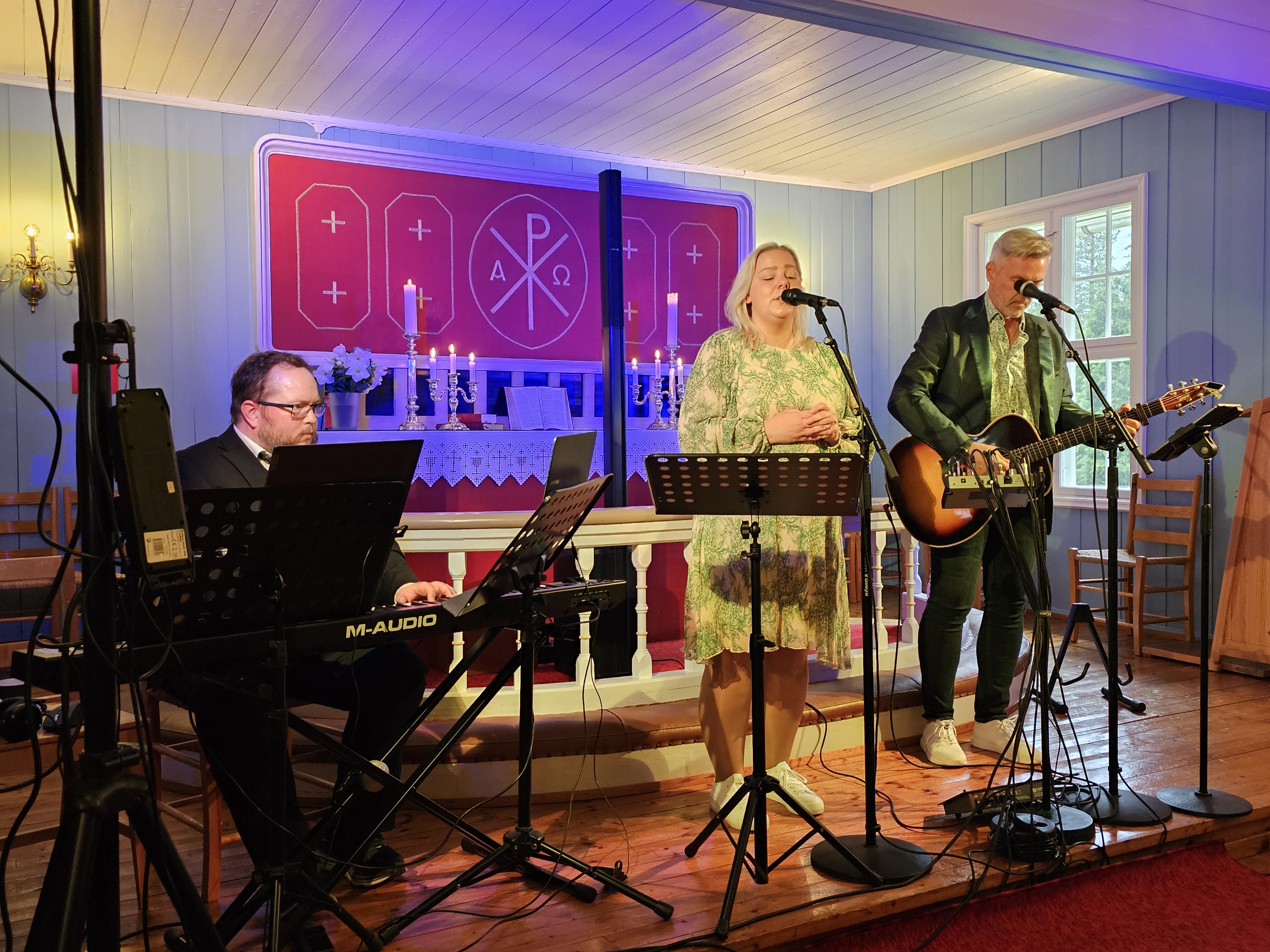 Foto: Fra konsert i Hof Finnskog kirke juni 2024. 