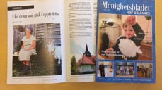 Menighetsbladet for Hof og Åsnes 1-24. Foto: Anne Bråten Edvardsen