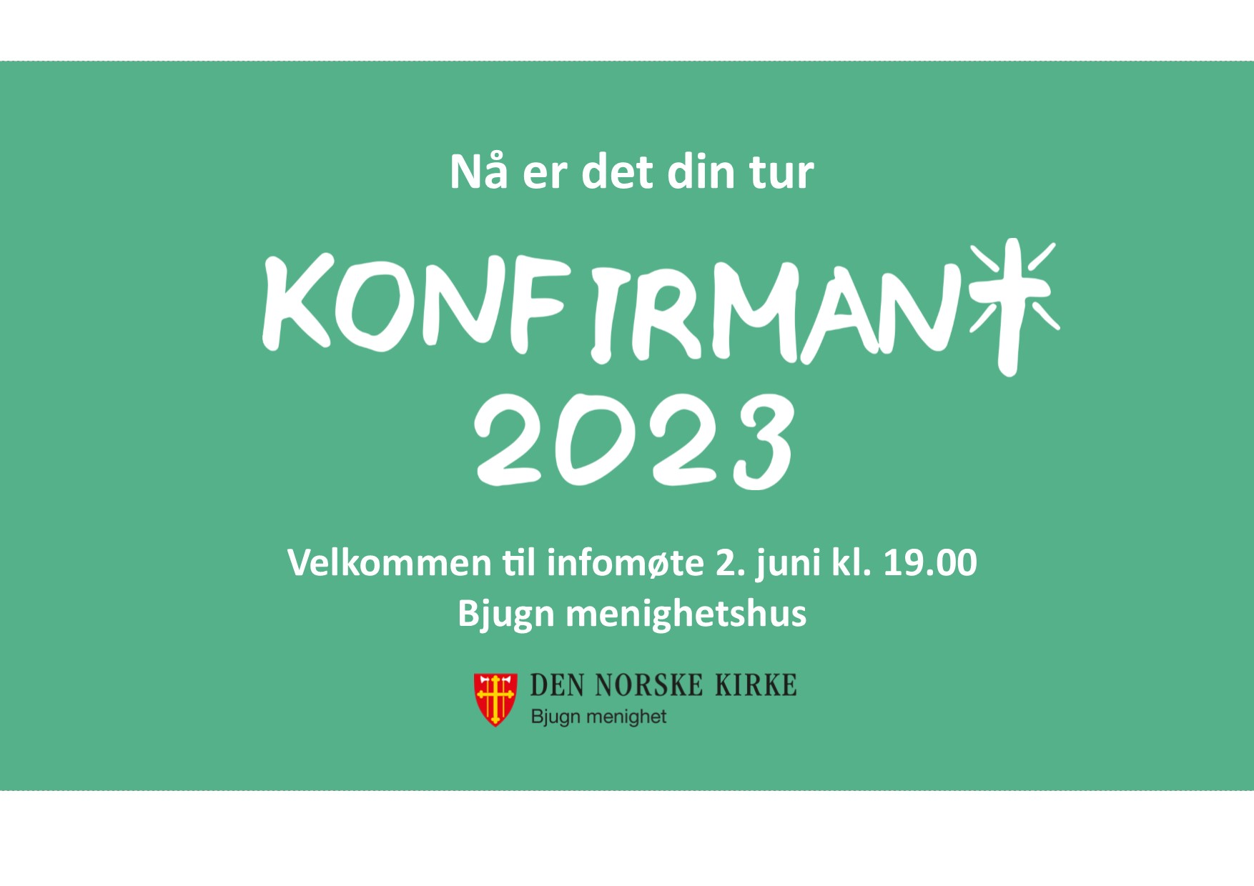 Konfirmant i Bjugn menighet?