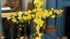 Påskedekorasjon frå Ørsta kyrkje påska 2026