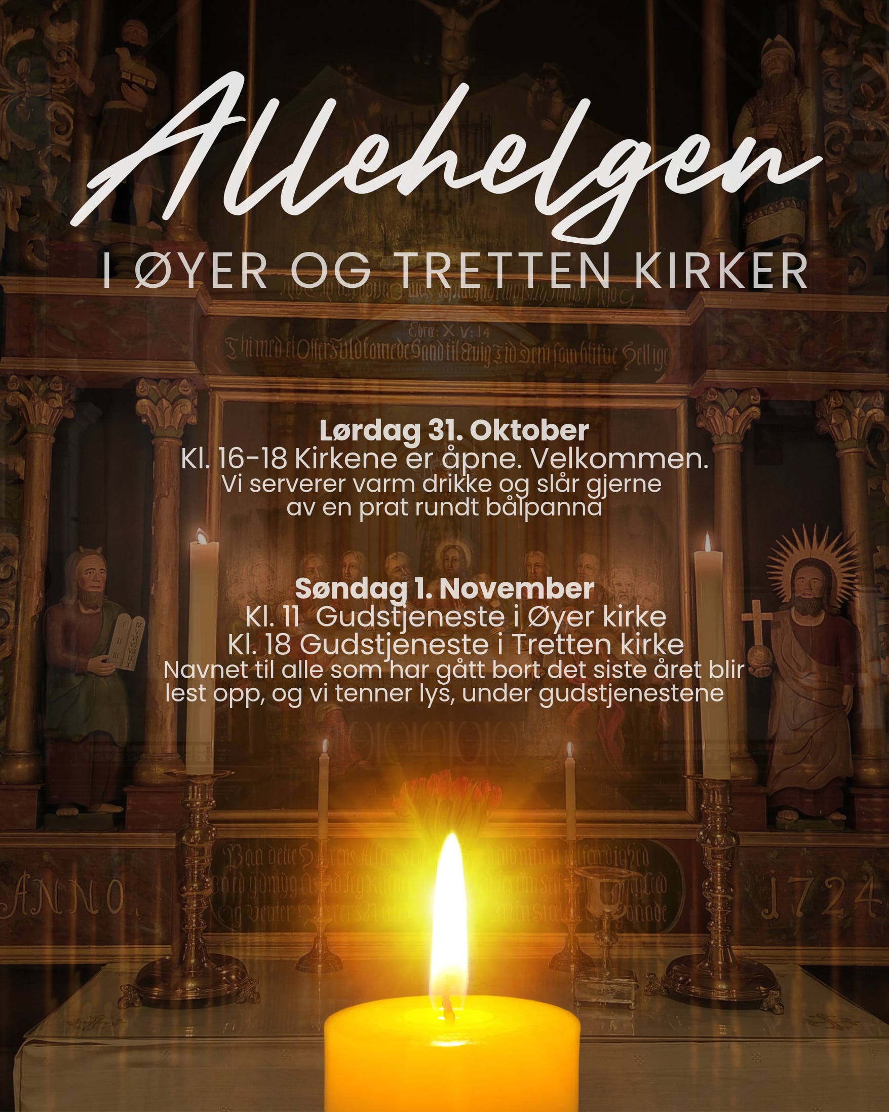 Allehelgen i Øyer og Tretten kirker