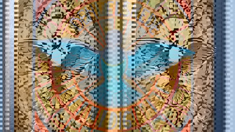 Hele teksten er: "Du er min sønn den elskede - i deg har jeg velbehag"