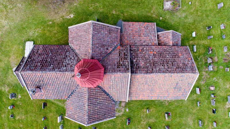 Se Rollag stavkjerke som du aldri har sett den før!