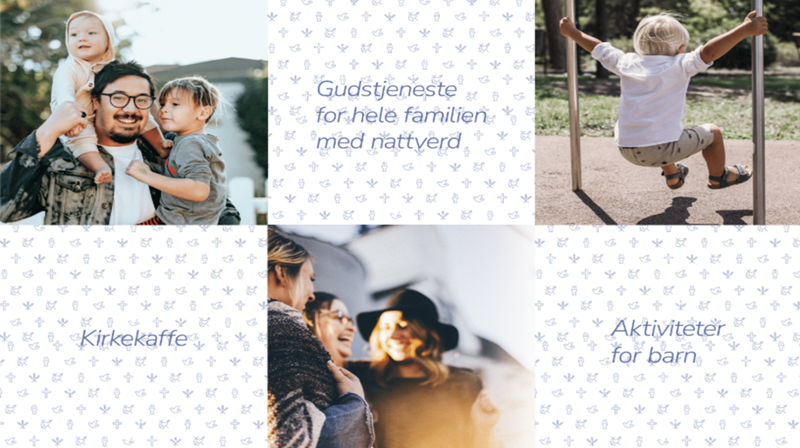 Kirke midt i byen