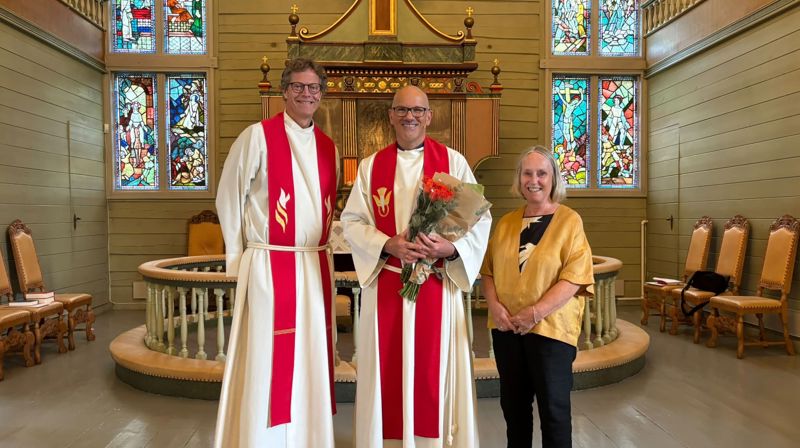 Gunther Theiss ble på søndag innsatt som ny sokneprest i Høyland kirke!