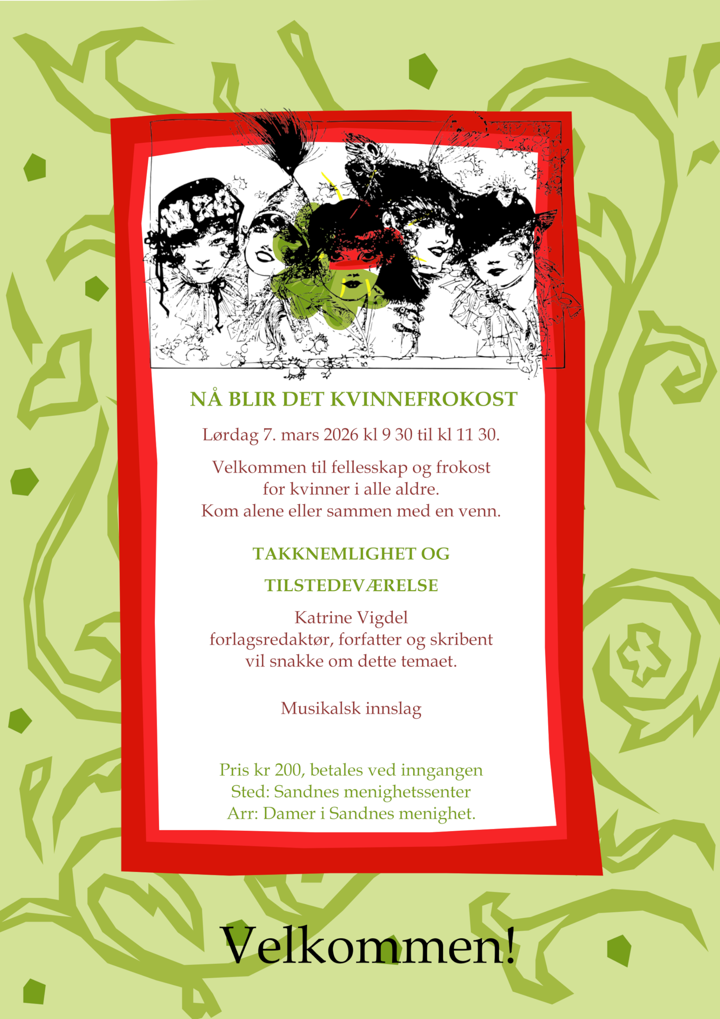 Kvinnefrokost 7. mars