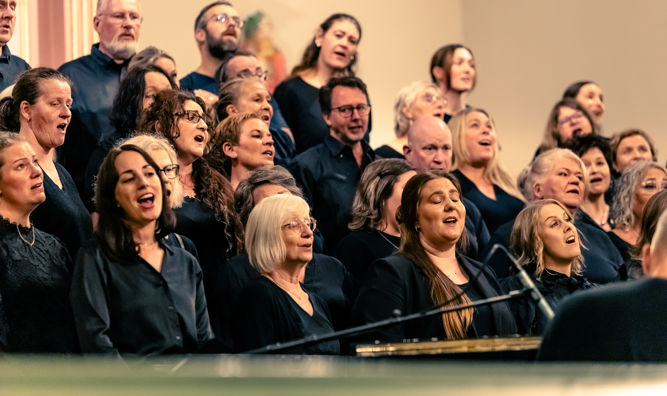 Indre Østfold Gospel Company på G2 Lovsangsmesse, foto Monica Snopestad