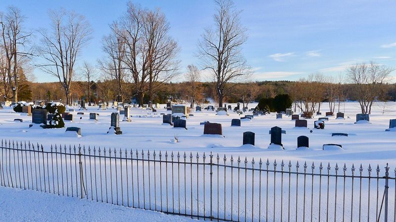 Snø på våre kirkegårder