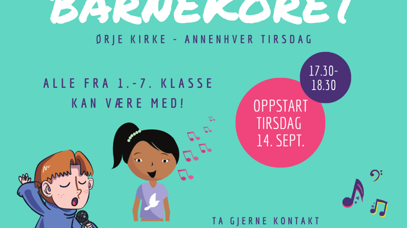 Barnekoret starter opp igjen!