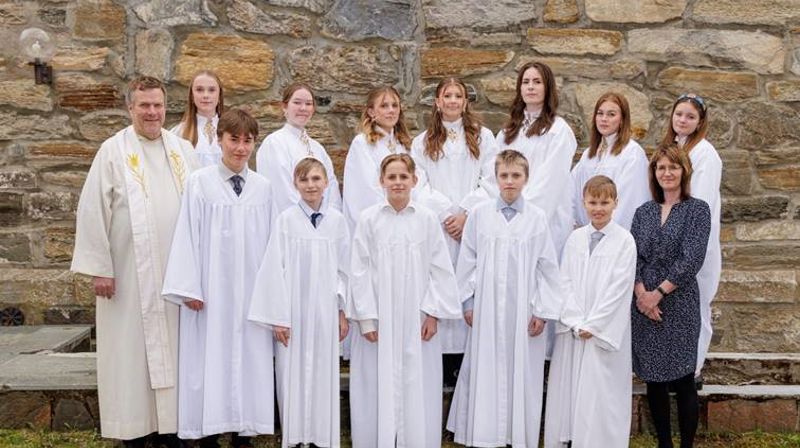 Konfirmanter i Alstahaug kirke 2023