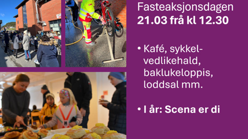 Fasteaksjonsdagen 21. mars frå 12.30