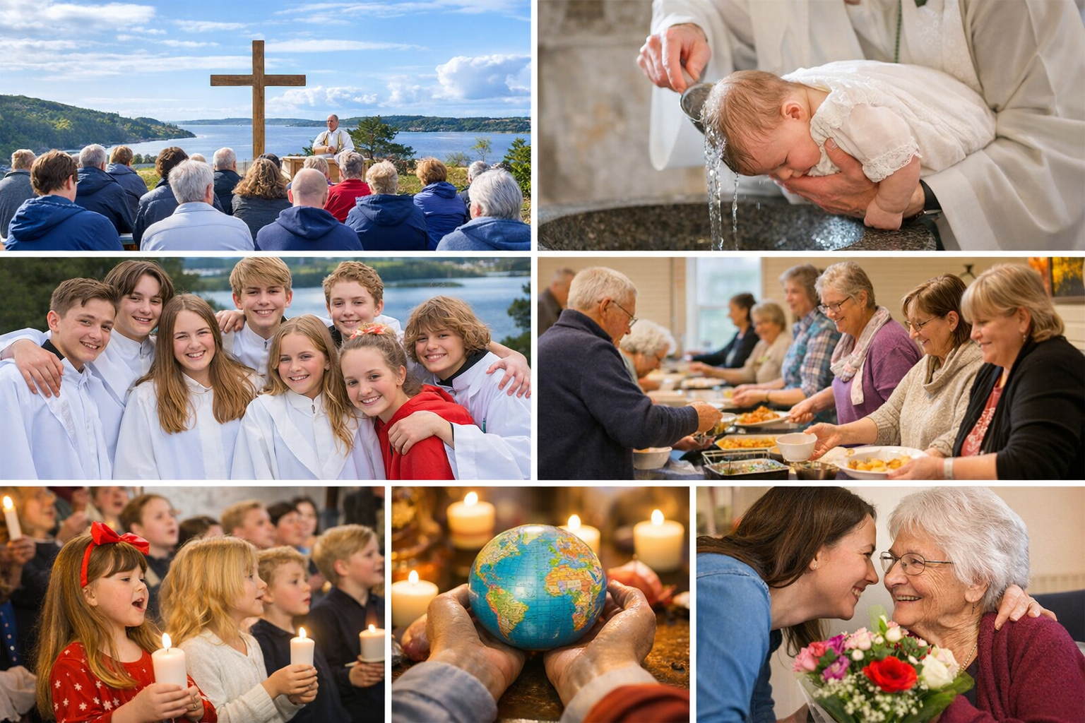 Illustrasjonsbilete laga av kyrkja sine KI-verktøy