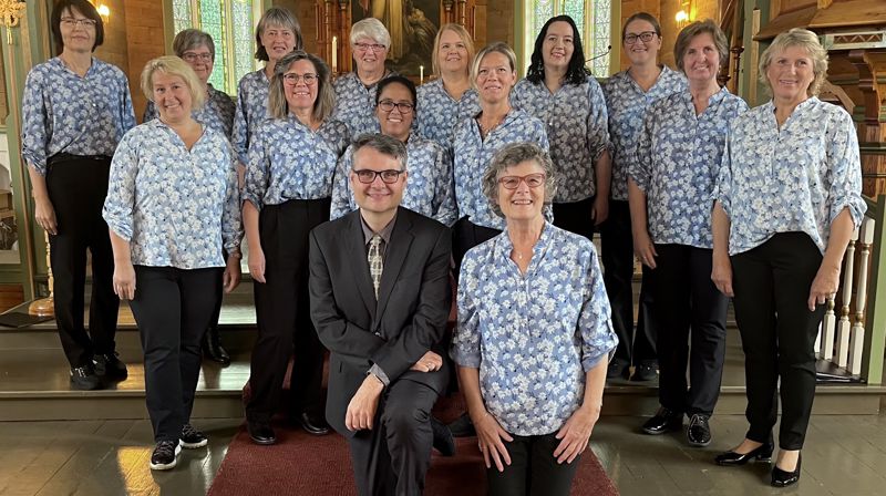 Radøy damekor, oktober 2022. Foto: Håkon Glatved-Prahl