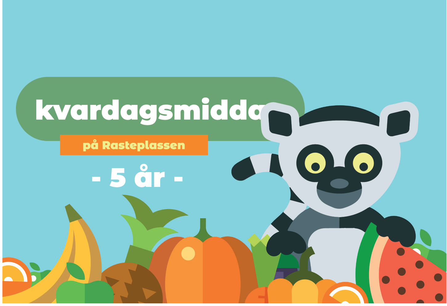 Kvardagsmiddag til 5 åringane