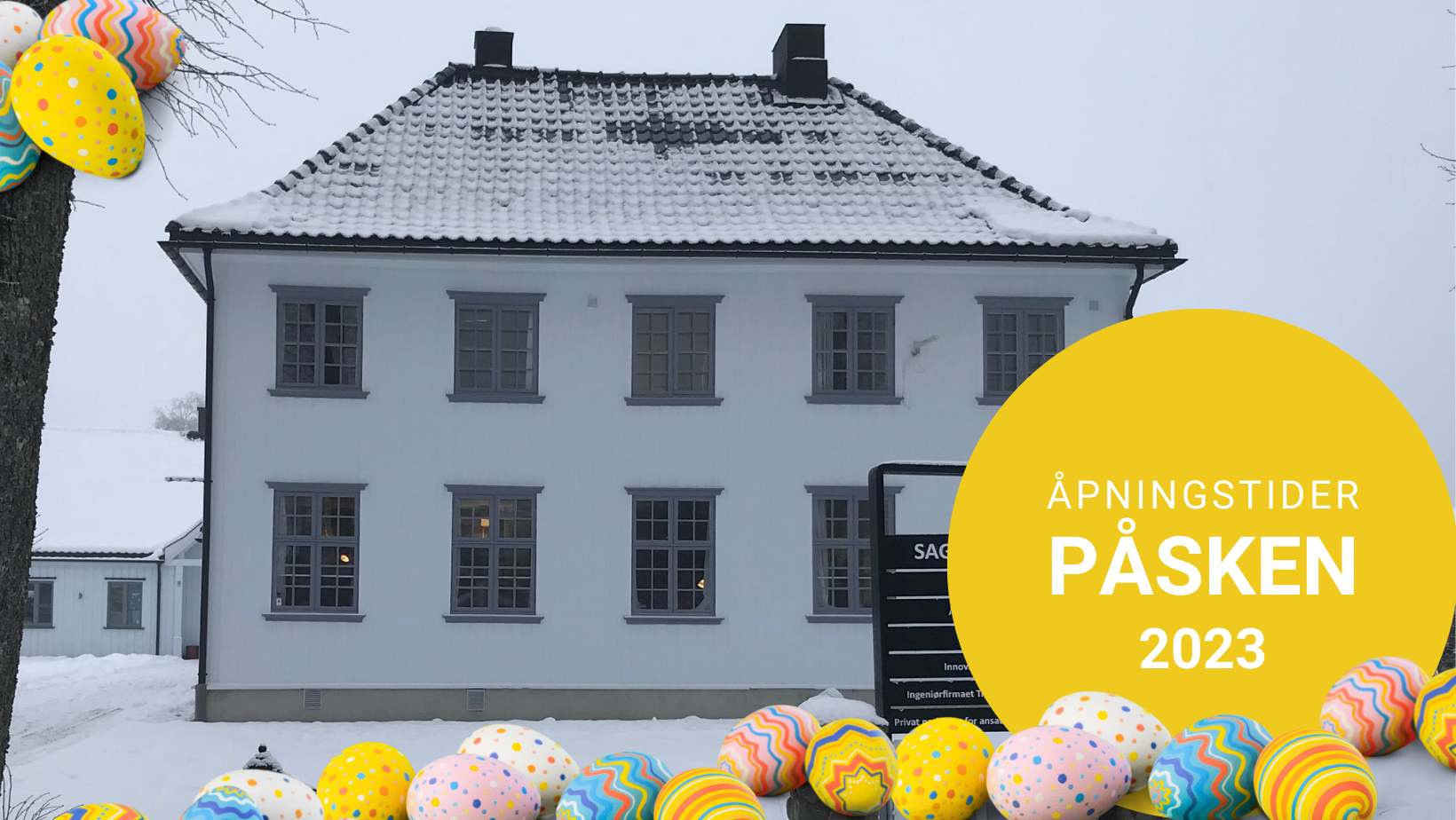 Åpningstider påsken 2023